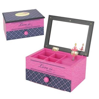 Caixinha de Música Porta Joia Retrô Com Bailarina Dançarina Musical  Espelho e Gavetinha em Oferta na Shopee