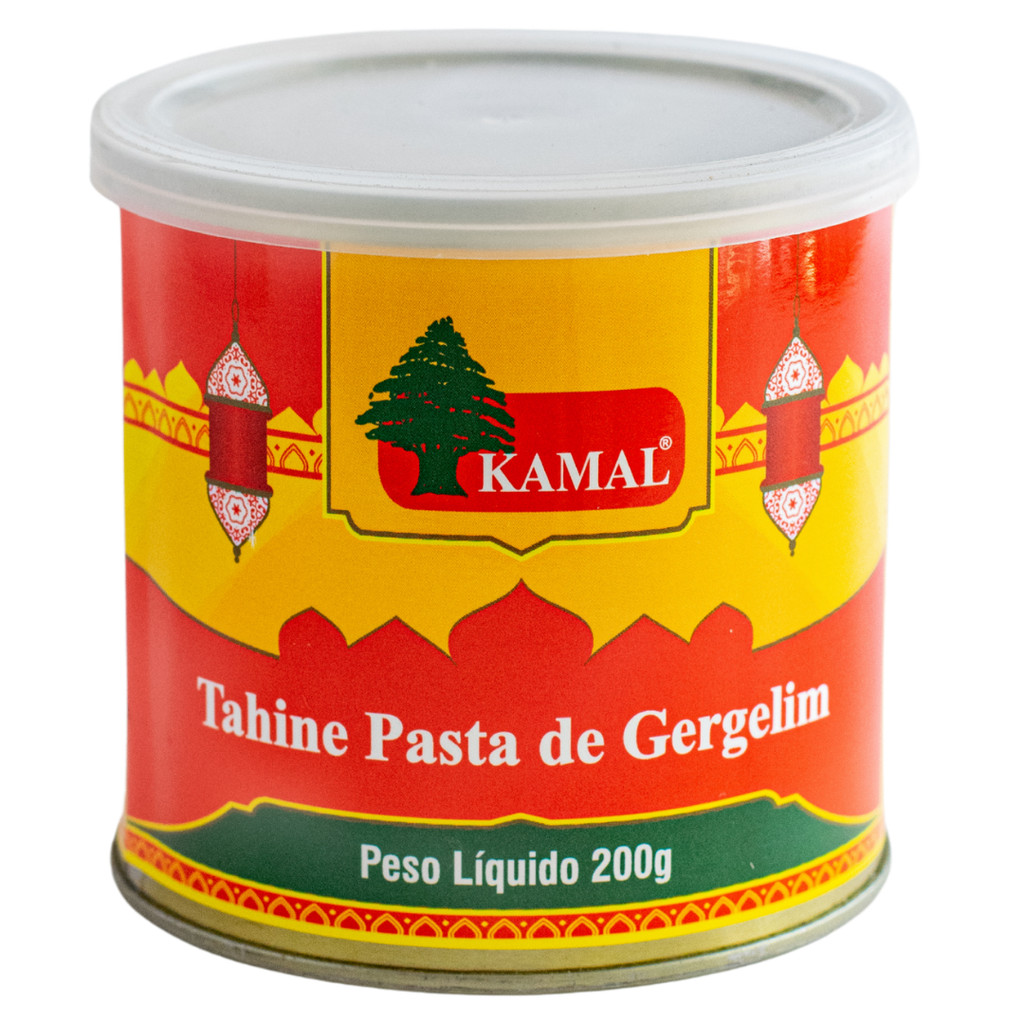 TAHINE Pasta de Gergelim Balde lata 200g - Kamal em Oferta na Shopee