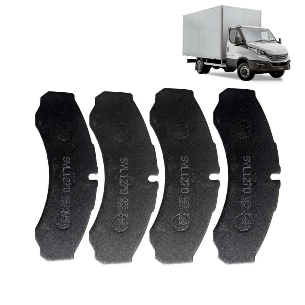 Pastilha Freio Dianteiro / Traseiro Daily Chassi Cabina Furgao Van Iveco Sistema Perrot Daily