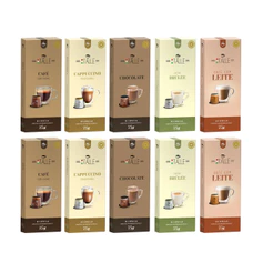Kit Lácteos Italle - 100 cápsulas compatíveis Nespresso