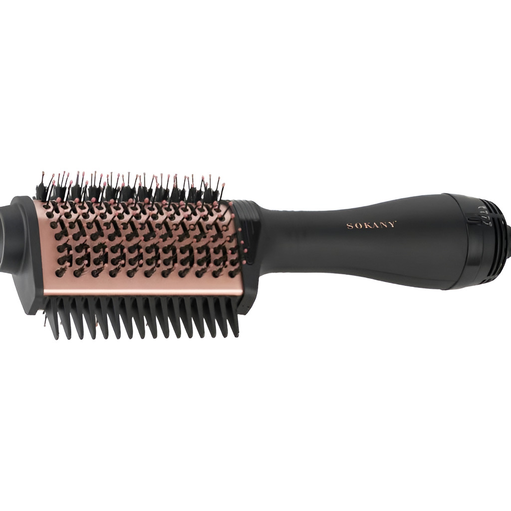 Escova Secadora 3 em 1 Sokany 1200W - 110V ou 220V - Ar Quente com Pente Modelador