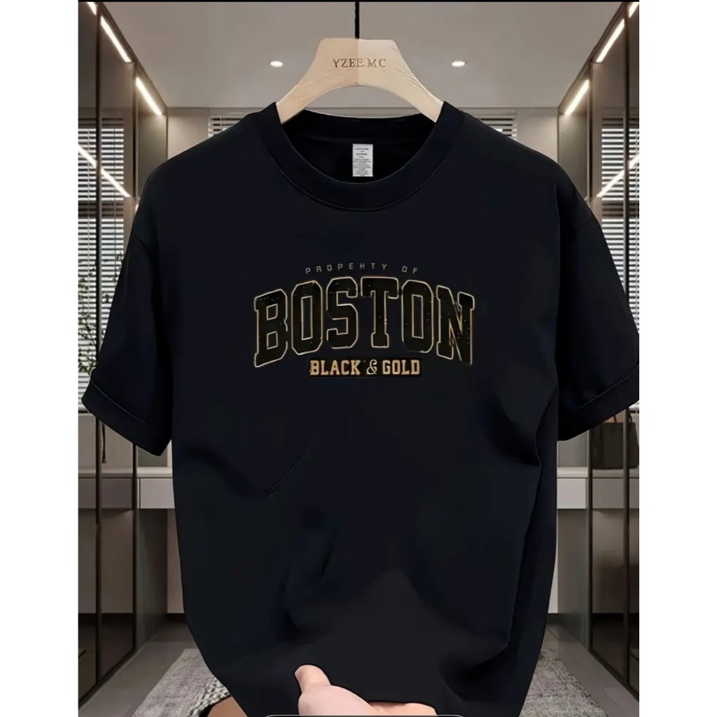 CAMISA MASCULINA ESTILOSA E CAMISETA MASCULINA 100% ALGODÃO PREMIUM ESTAMPADA GOLA REDONDA LANÇAMENTO