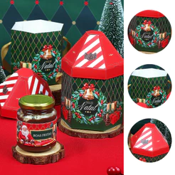 5 CASINHA PARA MINI PANETONE VINTAGE 5176 ( JANGO NATAL 2025 )