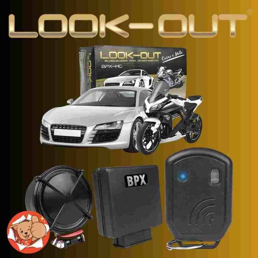 Bloqueador Por Afastamento Carro E Moto Look Out BPX MC Presença Anti Furto Universal