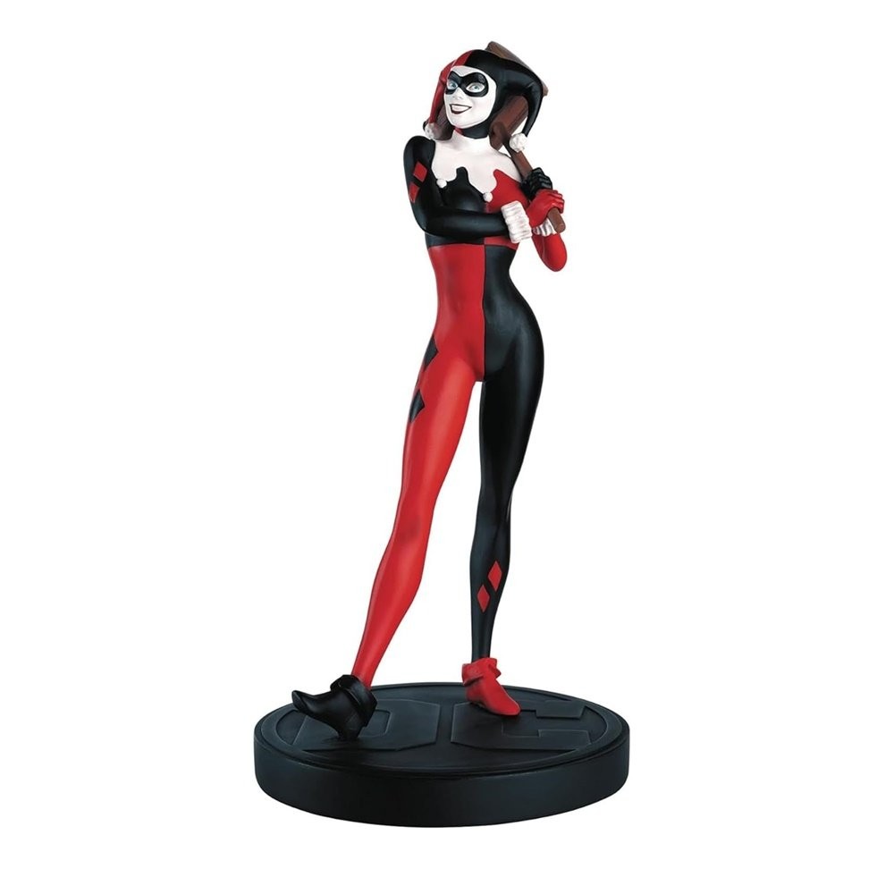 Estátua / Boneco Mega Harley Quinn (Arlequina) - DC Super Hero Collection: - Eaglemoss