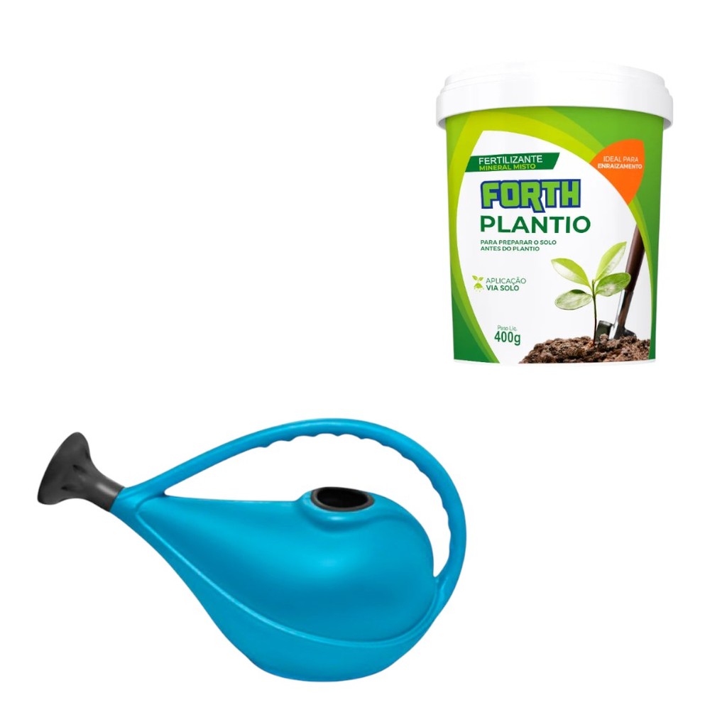 Fertilizante Forth Enraizamento 400g + Regador Nutriplan 3l Com Bico