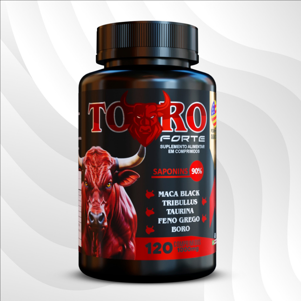 Touro Forte 1000mg | NATURAL | 120/240/360 comprimidos em Oferta na Shopee