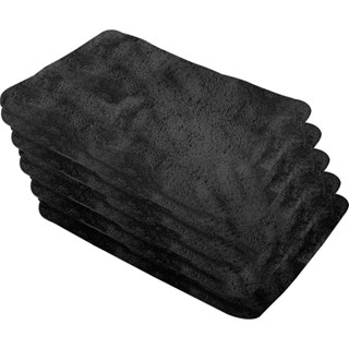 Toalha de Microfibra 30 x 40 cm 200 g/m² Preta 5 Und Vonder em Oferta na Shopee