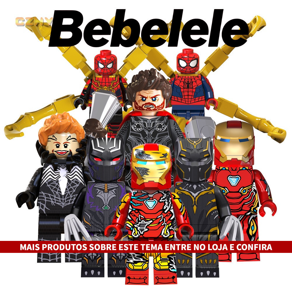 I Love You 3000 Heroes Iron Morgan Stark Pepper Men Filme Blocos De Construção Figuras Brinquedos Infantis Presentes#321