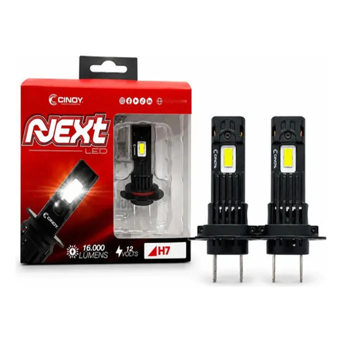 Lâmpada Ultra Led H7 Cinoy Next 16.000 Lumens 6000k Cooler