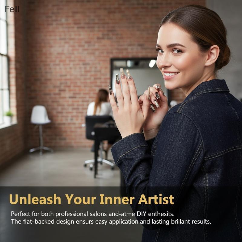 [Fel] 6 Grades Misturadas Semi Circulares Pérola Encantos De Unhas Para Manicure Elegante Suprimentos De Arte Design Dec