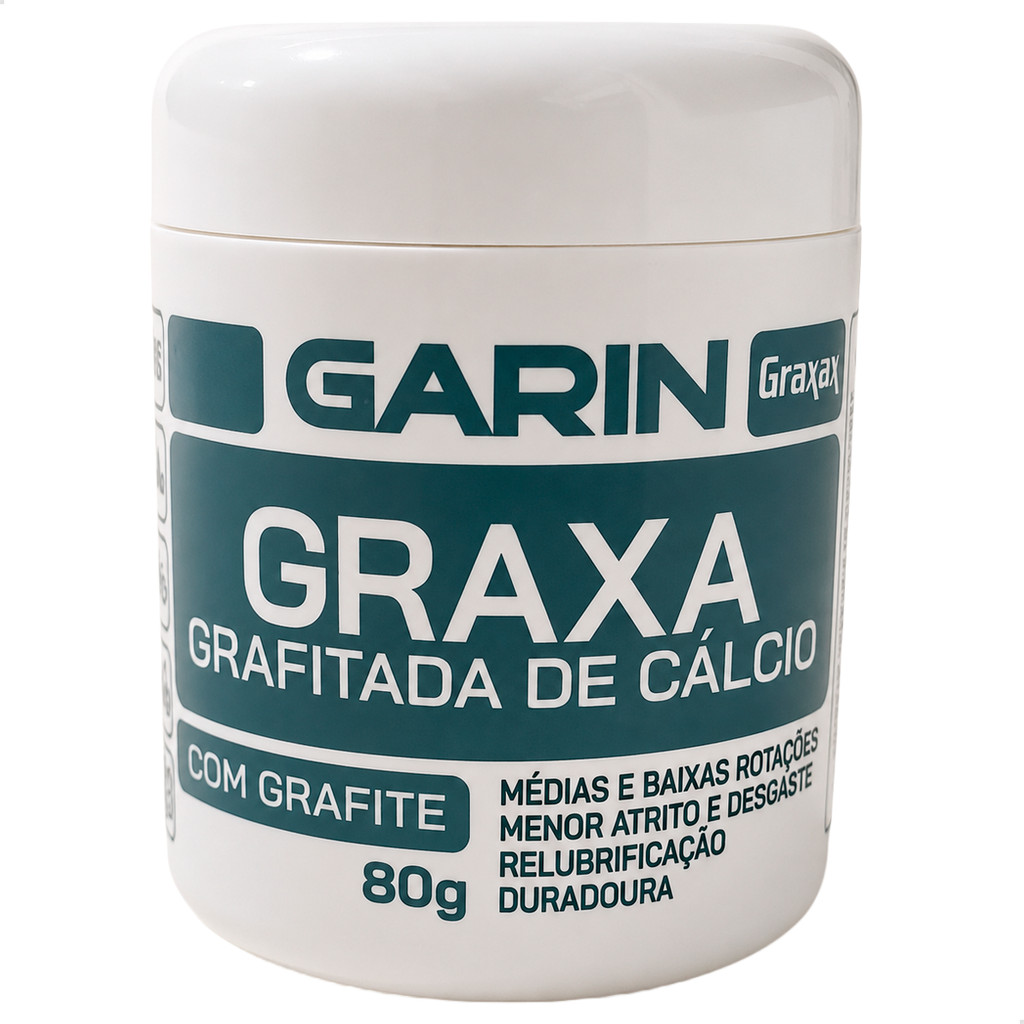 Graxa de Calcio Grafitada 80g Lubrificante Chassi Alta Aderencia