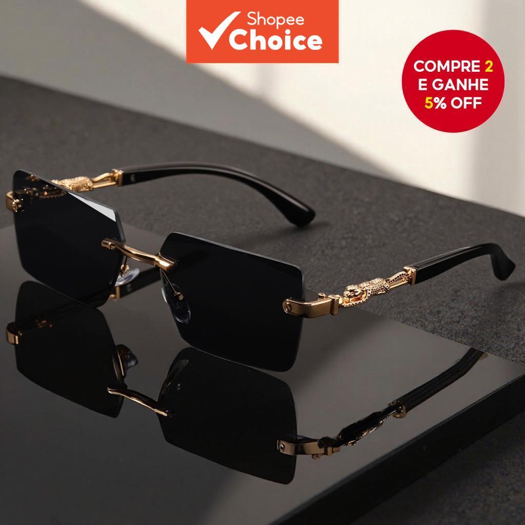 Óculos De Sol Quadrados Retrô Com Armações De Tartaruga E Lentes Pretas ; Unissex , Elegantes , Perfeitos Como Presente