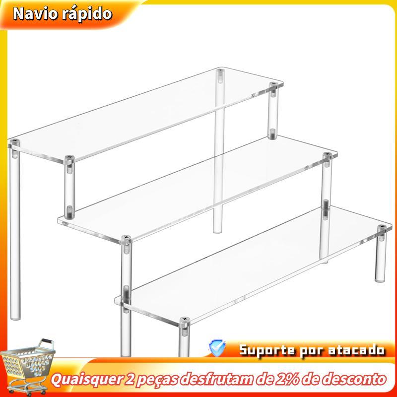 1 Peça Acrílico Display Risers Perfume Suporte Organizador Prateleira Acrílica Transparente Para Suportes Alimentos , Us