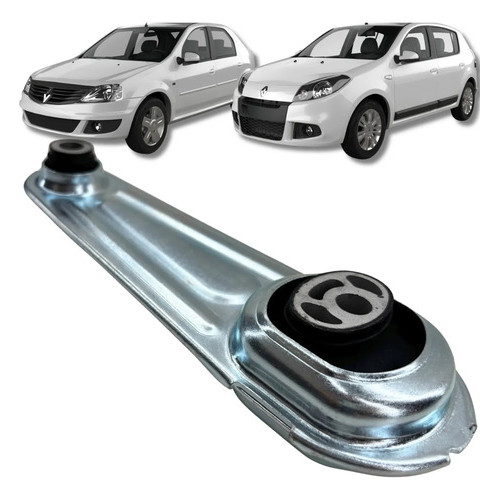 Coxim Inferior Do Câmbio Renault Logan Sandero 1.6 16v 2007 2008 2009 2010 2011 2012 2013 2014