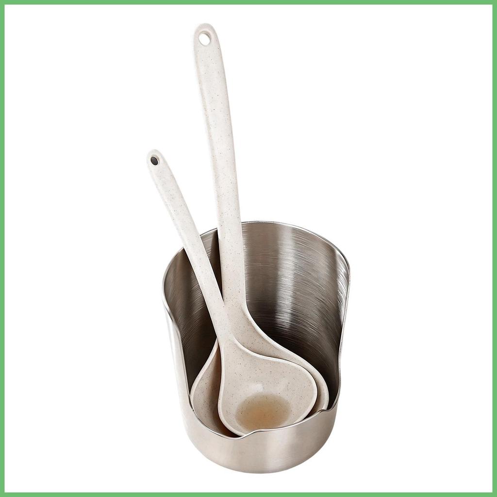 Suporte De Colher Para Fogão , Aço Inoxidável , Vertical , Armazenamento De Cozinha , Tampa De Pote , Rack Corte kouzxbr