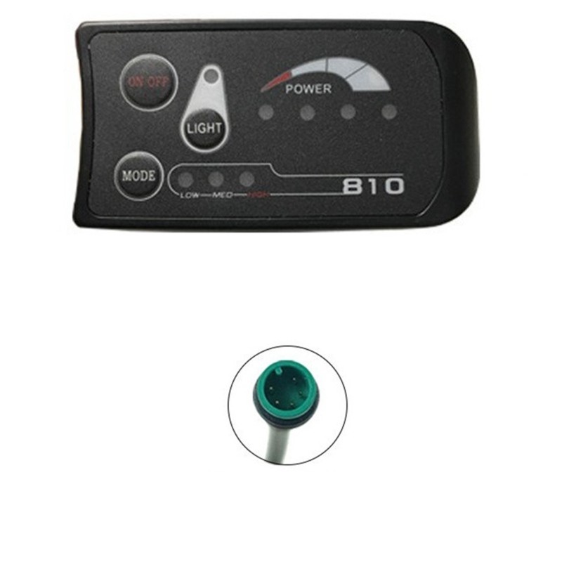 LZ 24V 36V 48V Bicicletas Elétricas Display LED Controlador 5P Plug Painel Acessórios