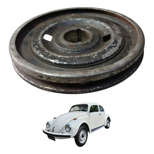 Polia Virabrequim Motor Vw Fusca Kombi Brasilia 1969 A 1996