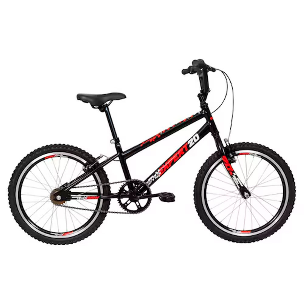 Bicicleta Infantil Expert Aro 20 Quadro em Aço Freio V-Brake Guidão BMX Caloi
