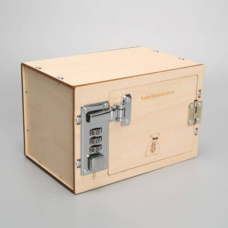 Caixa De Senha De Madeira DIY Para Crianças , Montagem De Código , Projetos Escolares Científicos , Kits De Experimentos
