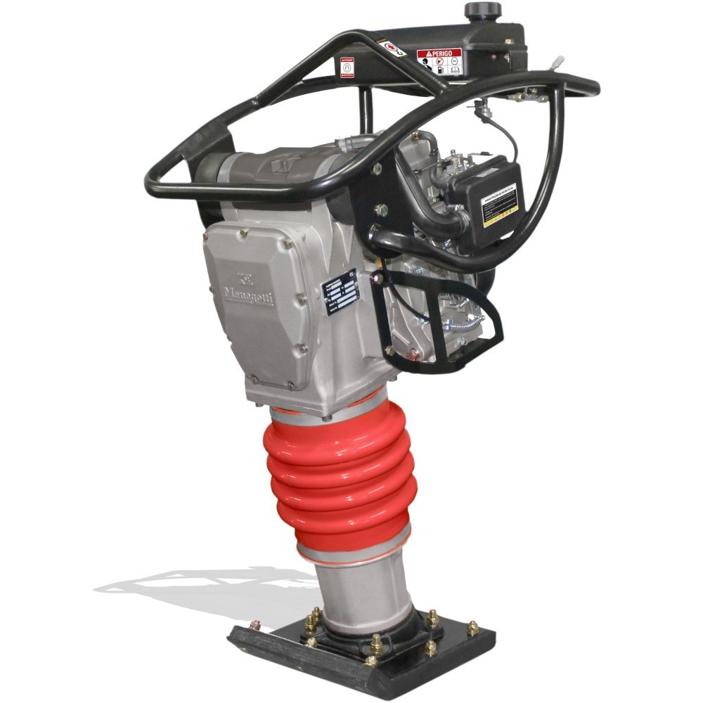 Compactador de solo à gasolina 4 hp 4T Ram 75M - Menegotti