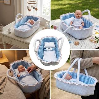 Portátil Boneca Berço Cesta Cama Para Brincarem
