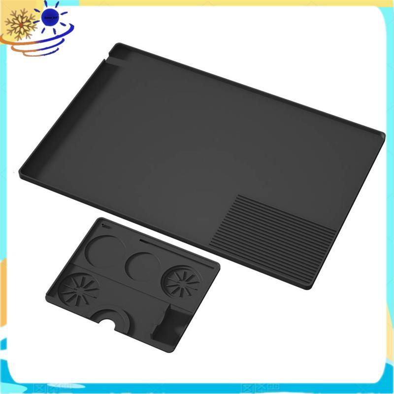 [Le's Shop] Tapete De Silicone Para Café E Bar De Cozinha , Adequado Máquina De Expresso , Cafeteira Panela Copo Adulter
