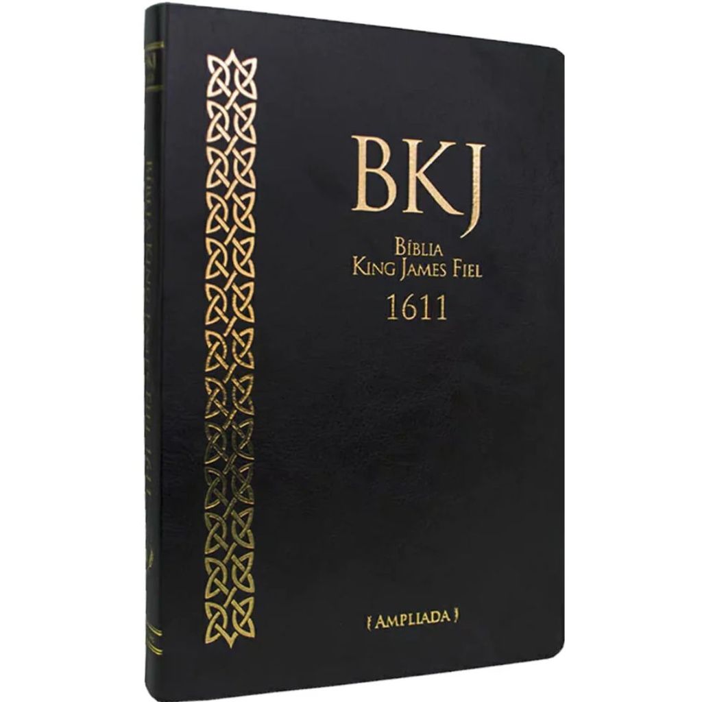 Bíblia King James 1611 Ultrafina Ampliada | Letra Normal | Capa Preta