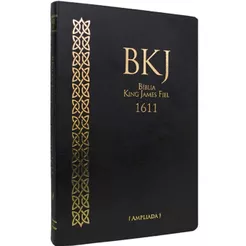 Bíblia King James 1611 Ultrafina Ampliada | Letra Normal | Capa Preta