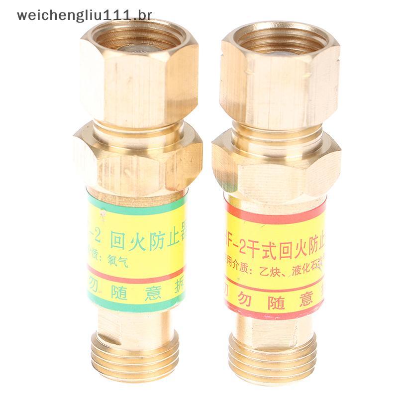 # weicheng Acessórios Para Soldagem A Gás Oxigênio/Acetileno Che Válvula Flashba Supressor .