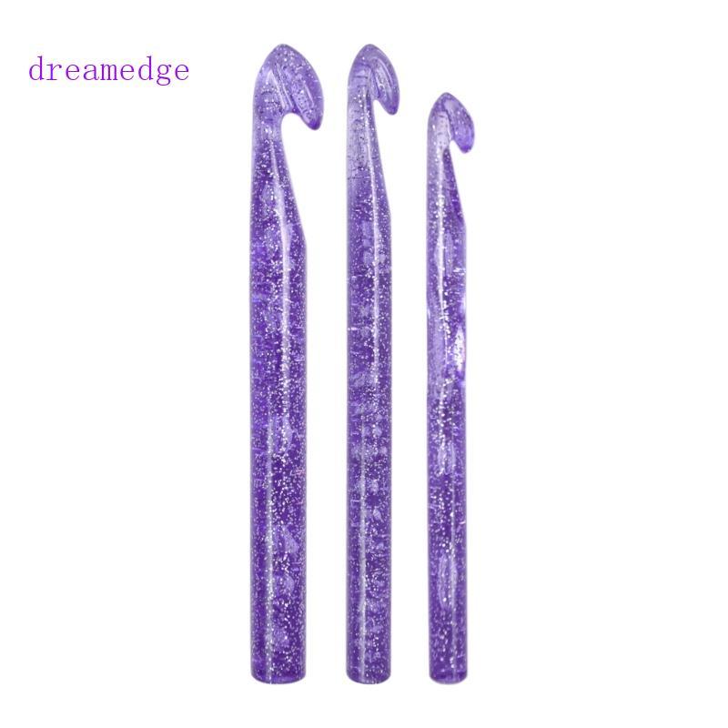 Conjunto De Ganchos De Crochê dreamedge Agulha De 10 12 15mm Tricô Para Projeto De Artesanato