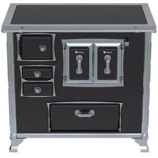 Fogão a Lenha Gabinete GII N1 Premium Vitro Venax PR SLD Direito FOGAO VENAX GAB.GII N.1 PREMIUM VITRO PR*SLD