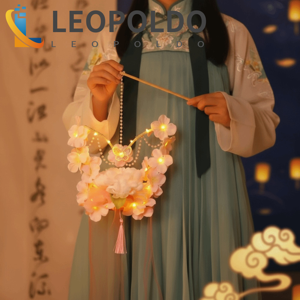 Lâmpada De Flor LEOPOLDO , Lanterna De Coelho Luminosa Brilhante , Luz Portátil Ecológica Fácil De Fazer Estilo Antigo