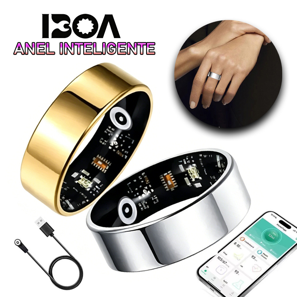 Smart Ring Monitor Sono Passos Saúde À Prova D'água