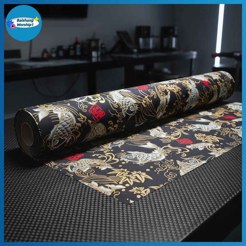 BB 1 Peça Autoadesivo Koi Fish Car Stier Painel Interior Porta Decoração Acessório BR