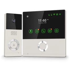 Vídeo Porteiro Eletrônico Full HD Tela Touch Screen 7 Polegadas Câmera Visão Noturna Grava Foto Vídeo ALPHA-1100