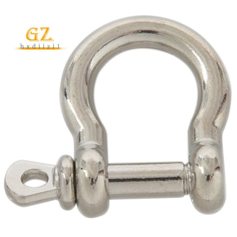 [gzhxdiizi1] 10 PCS O Forma Manilha De Âncora De Aço Inoxidável Corda Externa Paracord Pulseira Fivela