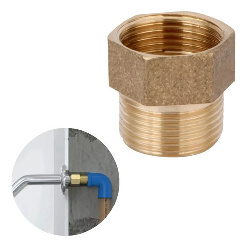 Extensor Aumento De Torneira Prolongador Curto Rosca 1/2