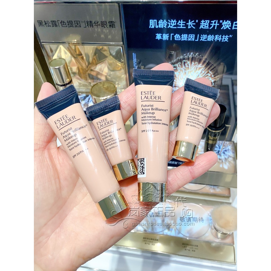 Estee Lauder Nova Base Líquida Hidratante 5/15ml Corretivo Hidratante Nutritivo para a Pele Iluminador Protetor Solar Is