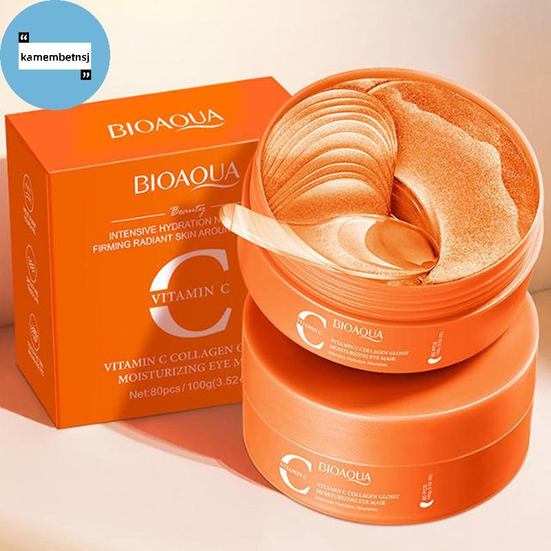 KAM 80pcs BIOAQUA Cristal Colágeno Máscara Para Os Olhos Anti Olheiras-Rugas Hidratante Envelhecimento Patches Cuidados 