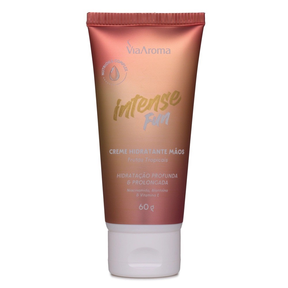 Creme Hidratante Desodorante Mãos Intense Fun 60ml Via Aroma