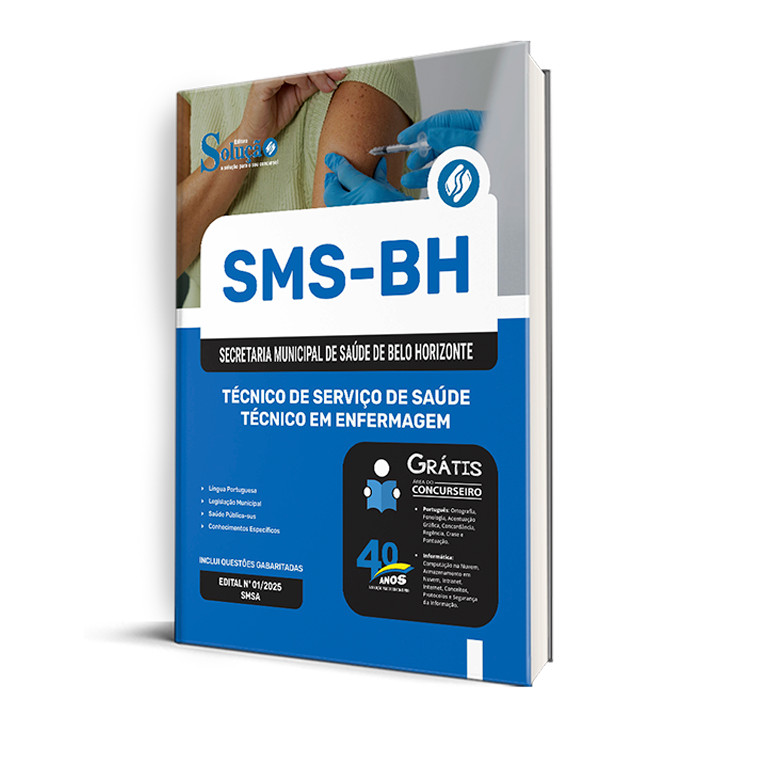 Apostila SMS-BH  - Técnico de Serviço de Saúde - Técnico em Enfermagem