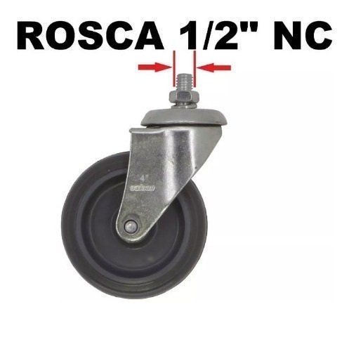 Kit 4 Peças Rodízio  412 BP COLSON 260kg