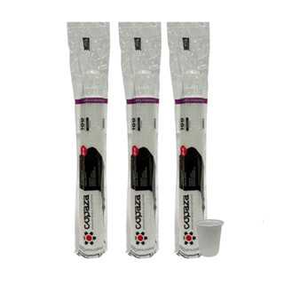 3 Pacotes de Copo de 80ml branco ABNT 2002 Copaza com 100 unidades em Oferta na Shopee