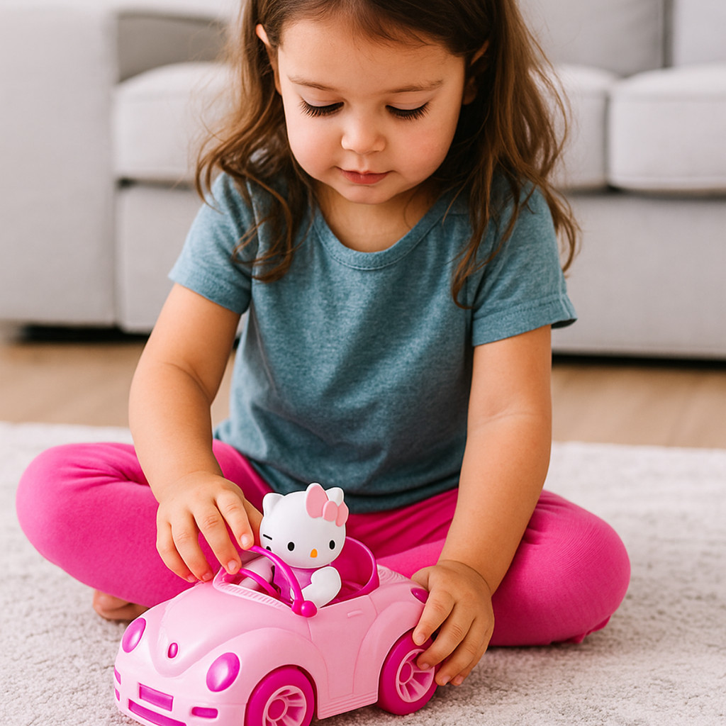Hello Kitty Carrinho de Brinquedo com Boneca Articulada – Monte Líbano