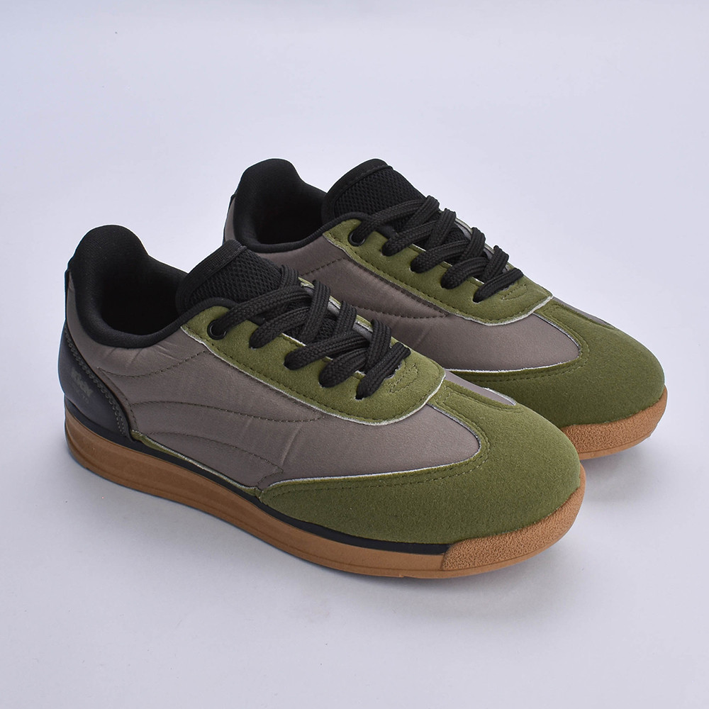 Tênis Infantil Menino Kidy RK 70 Verde Musgo Streetwear Confortável Casual Urban