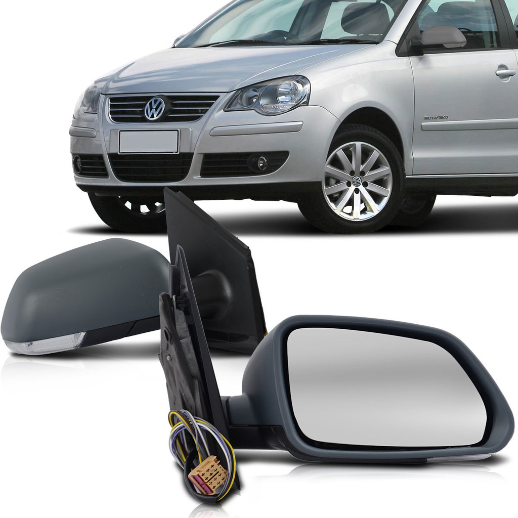 Par Retrovisor Polo 2008 2009 2010 2011 Elétrico Com Pisca em Oferta na Shopee
