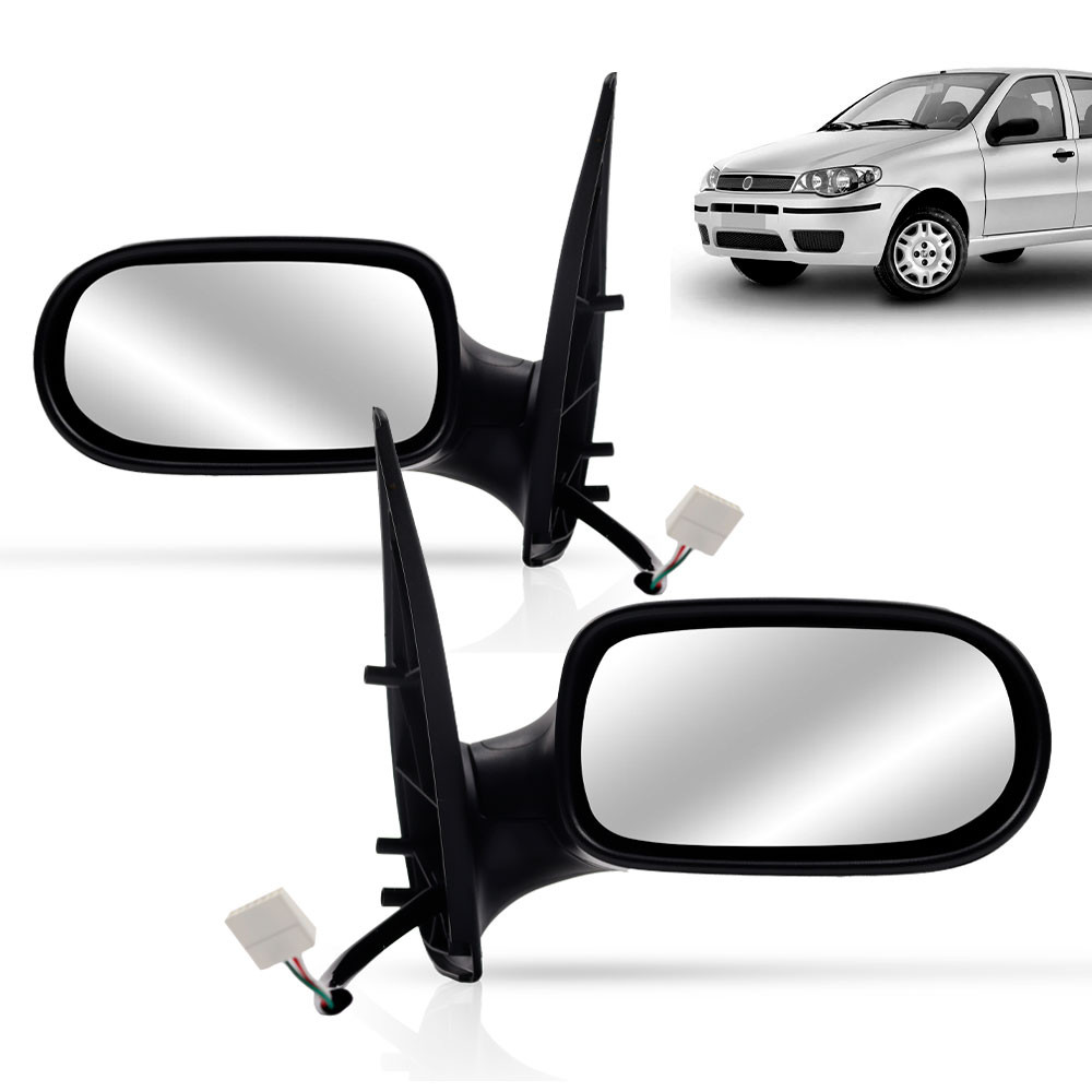 Retrovisor Palio 2004 2005 2006 2007 2008 4 Portas Elétrico em Oferta na Shopee