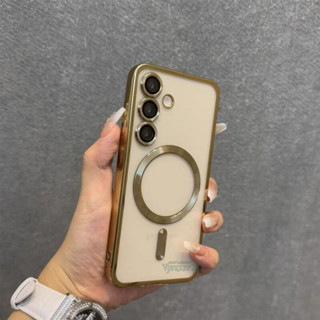 Luxo Chapeamento Magnético Caso De Carga Sem Fio Para Samsung A56 A55 A36 A35 A16 A15 Capa Traseira À Prova De Choque em Oferta na Shopee