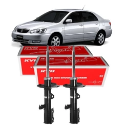 PAR AMORTECEDOR DIANTEIRO TOYOTA COROLLA FIELDER 2003 ATÉ 2008 KAYABA